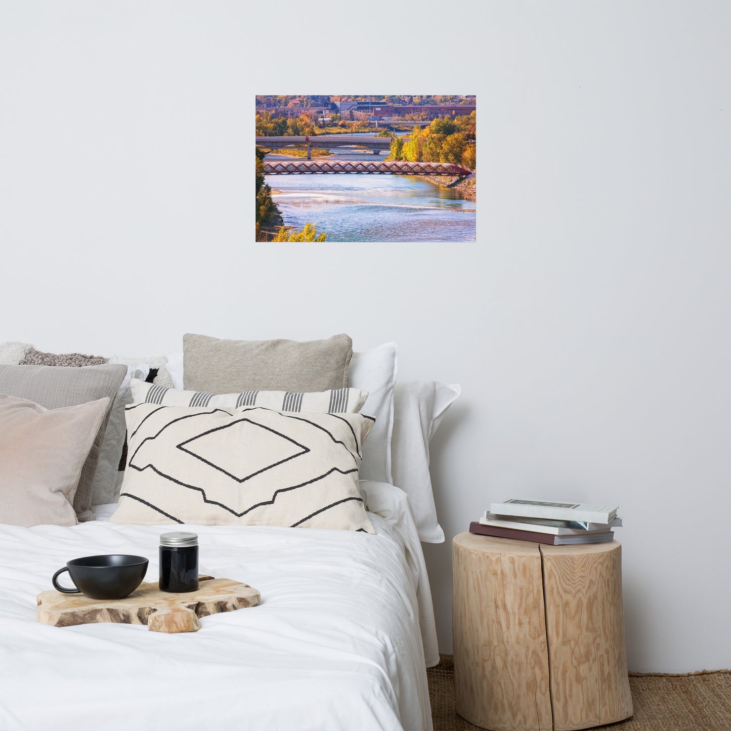 Matte Poster Print - Peace Bridge McHugh Bluff Fall