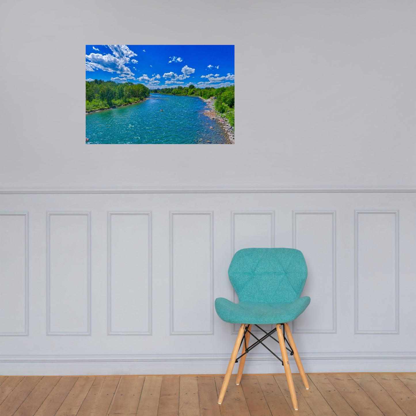 Matte Poster Print - Prince's Island Park Bow River HDR