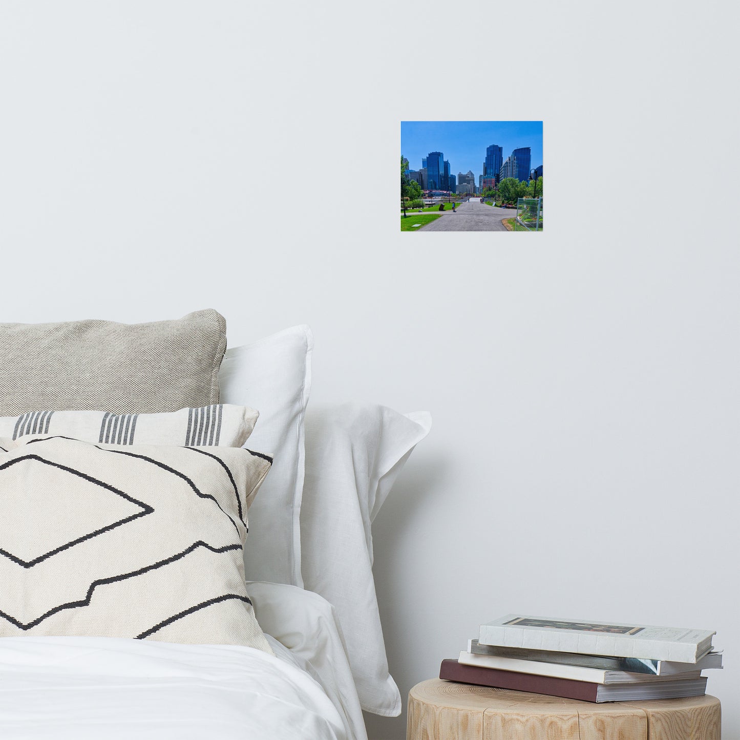 Matte Poster Print - Downtown Calgary Prince's Island Park HDR