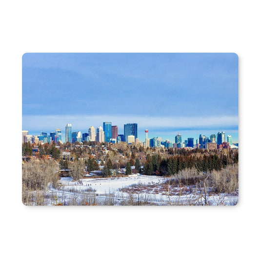 Downtown Calgary HDR Winter River Park Placemat