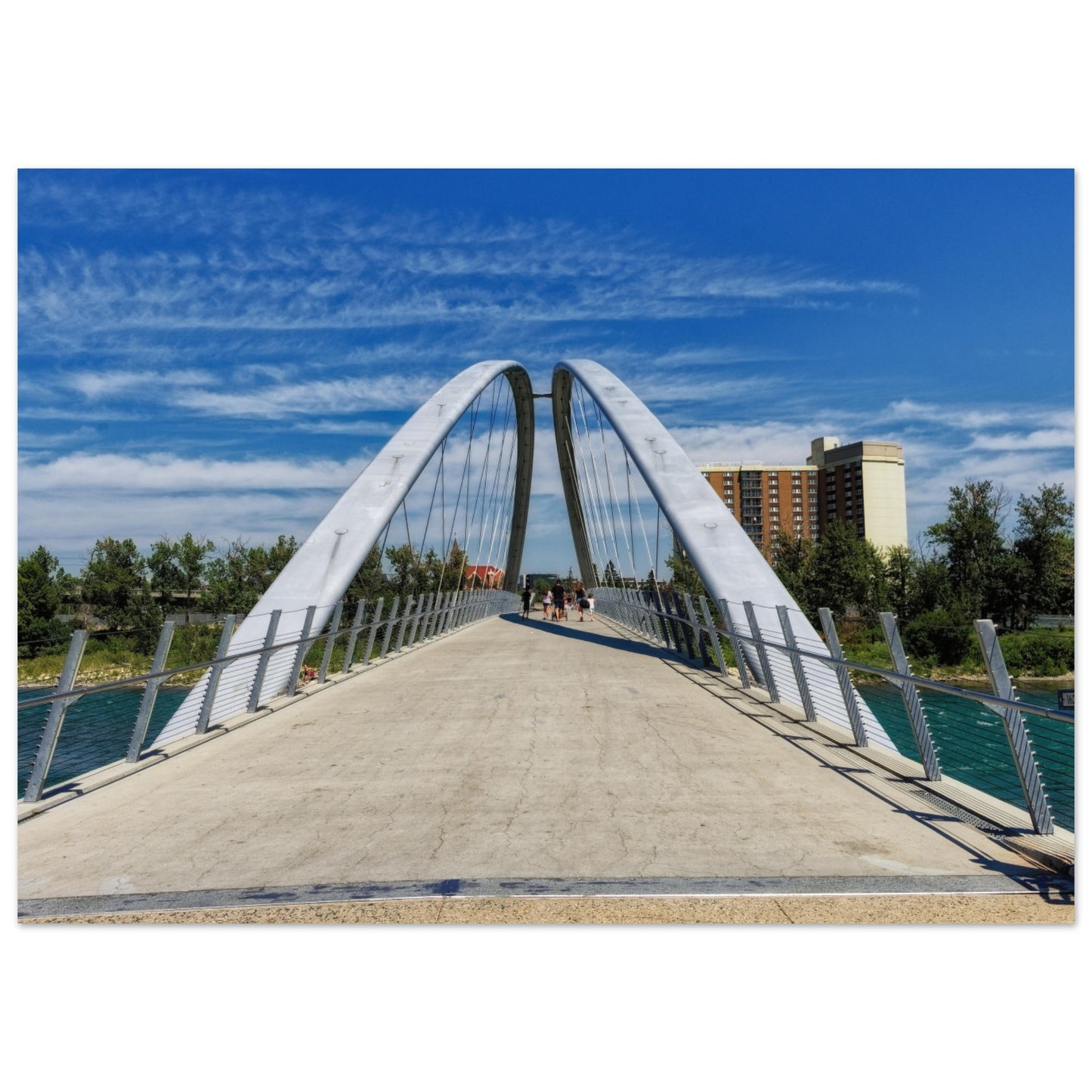 Premium Semi-Glossy Poster Print - George C. King Bridge