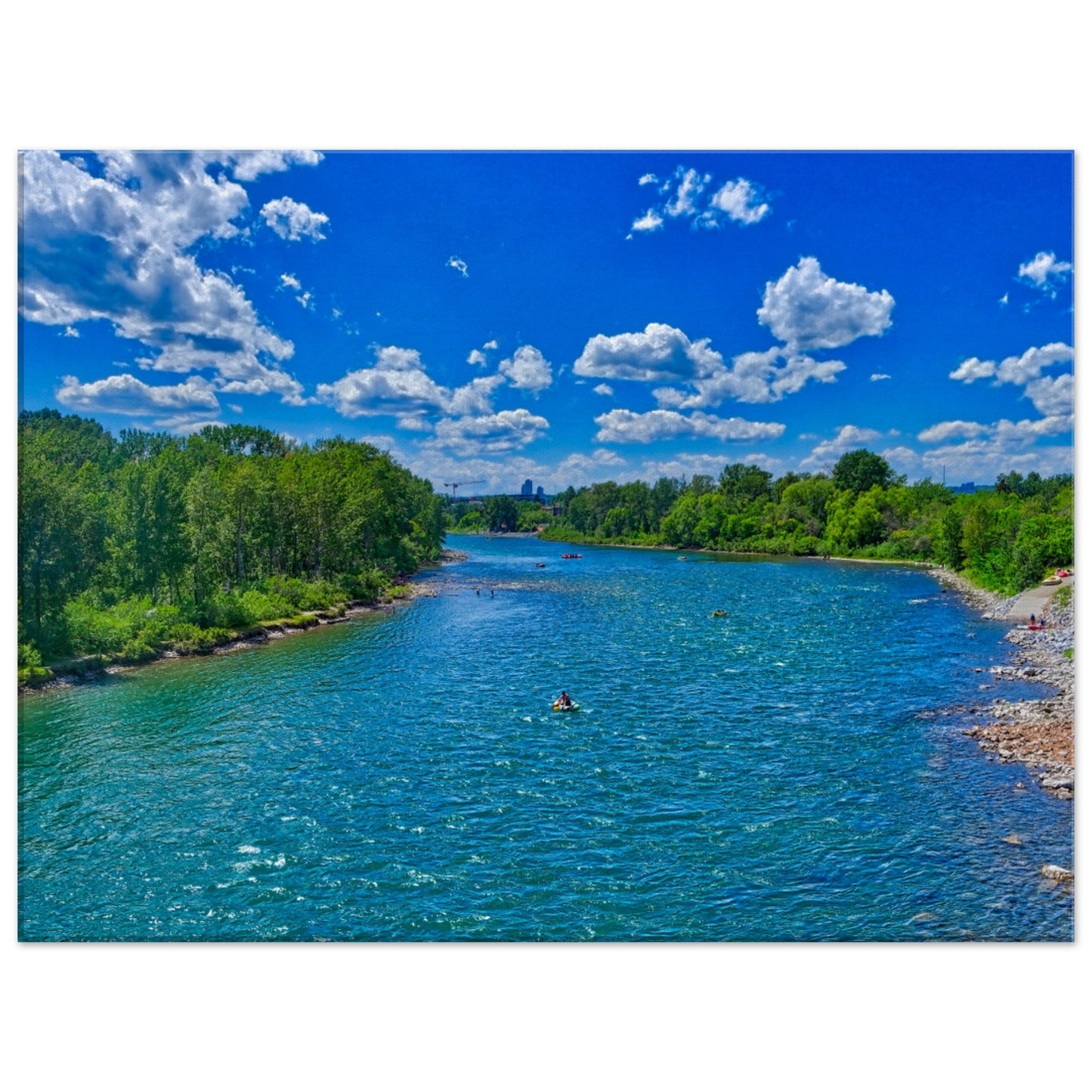 Canvas Print - Prince's Island Park Bow River HDR