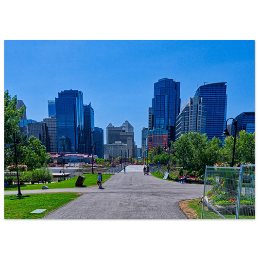 Foam Print - Downtown Calgary Prince's Island Park HDR