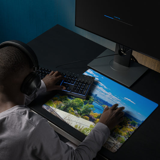 Gaming Mouse Pad - Bow River Peace Bridge McHugh Bluff HDR