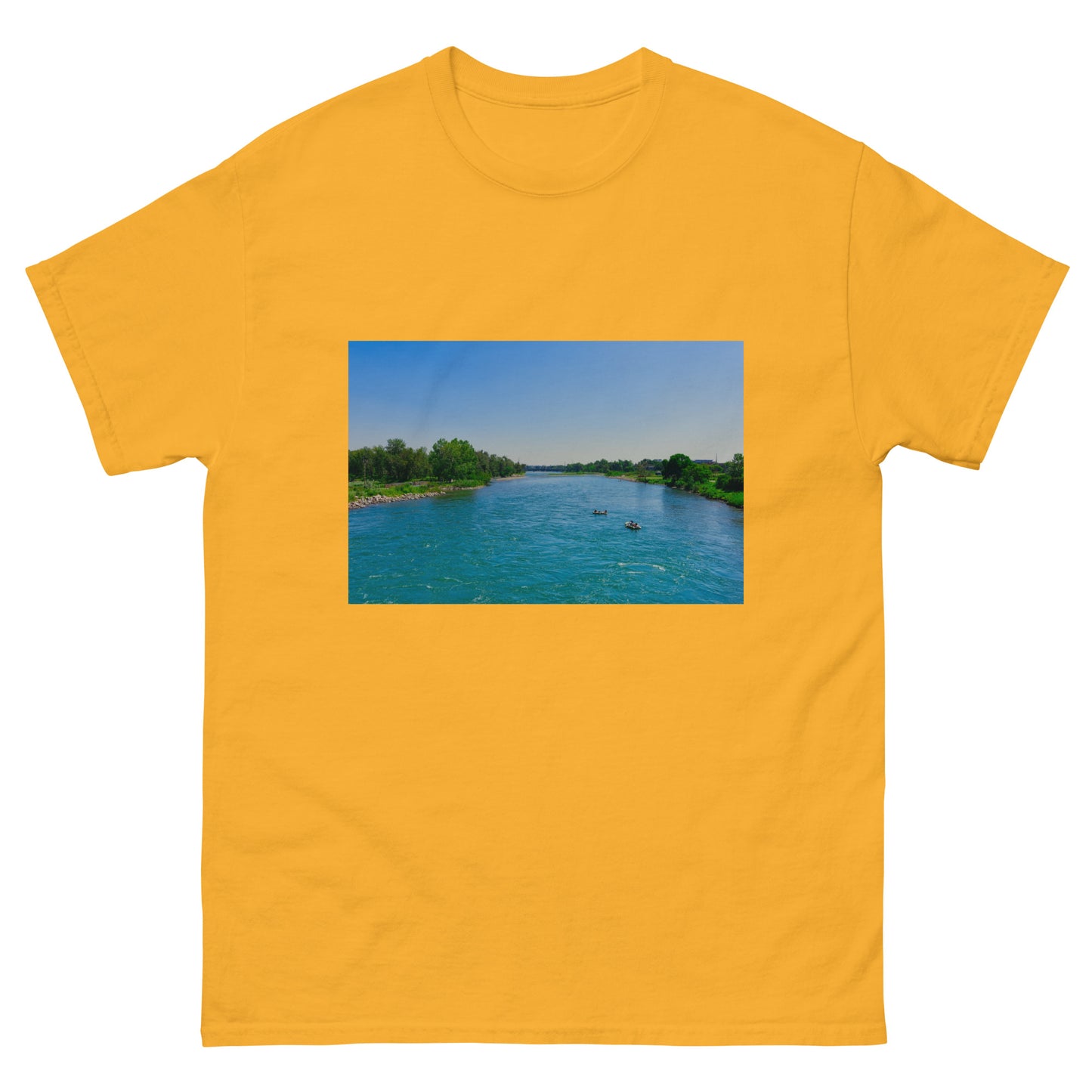 Men's Classic Tee - Bow River George C. King Bridge