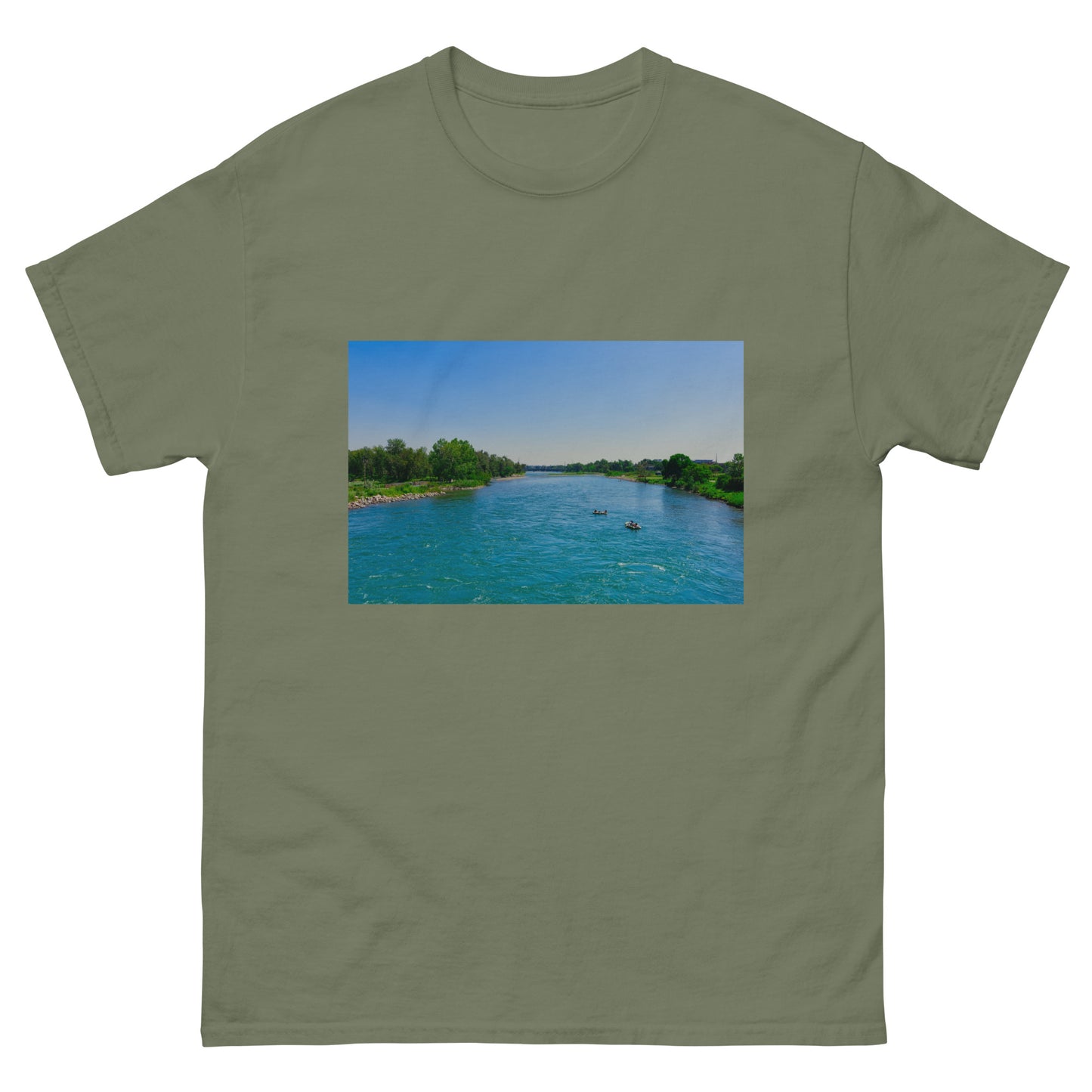 Men's Classic Tee - Bow River George C. King Bridge