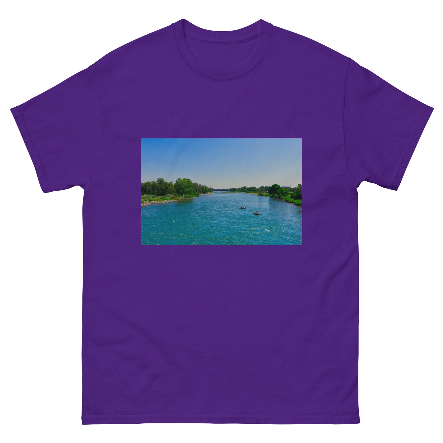 Men's Classic Tee - Bow River George C. King Bridge