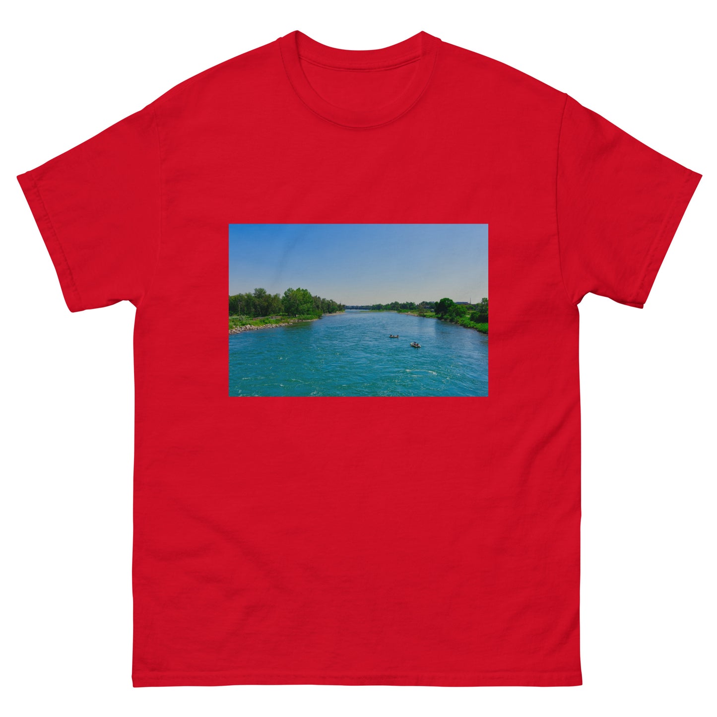 Men's Classic Tee - Bow River George C. King Bridge