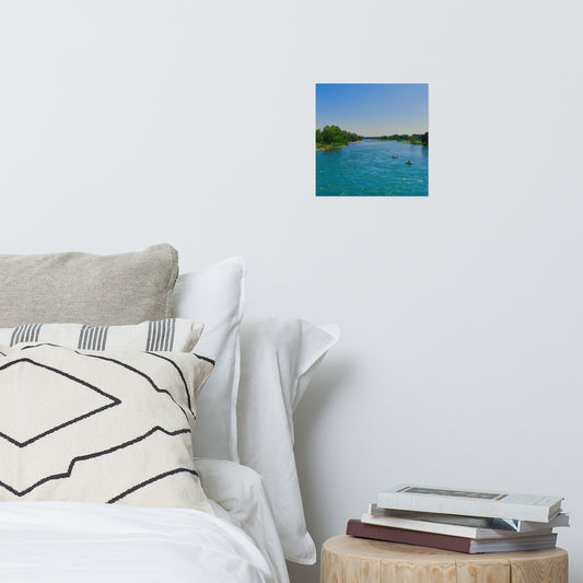 Lustre Poster Print - Bow River George C. King Bridge