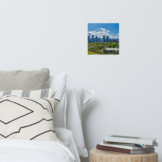 Lustre Poster Print - Downtown Calgary McHugh Bluff Fall