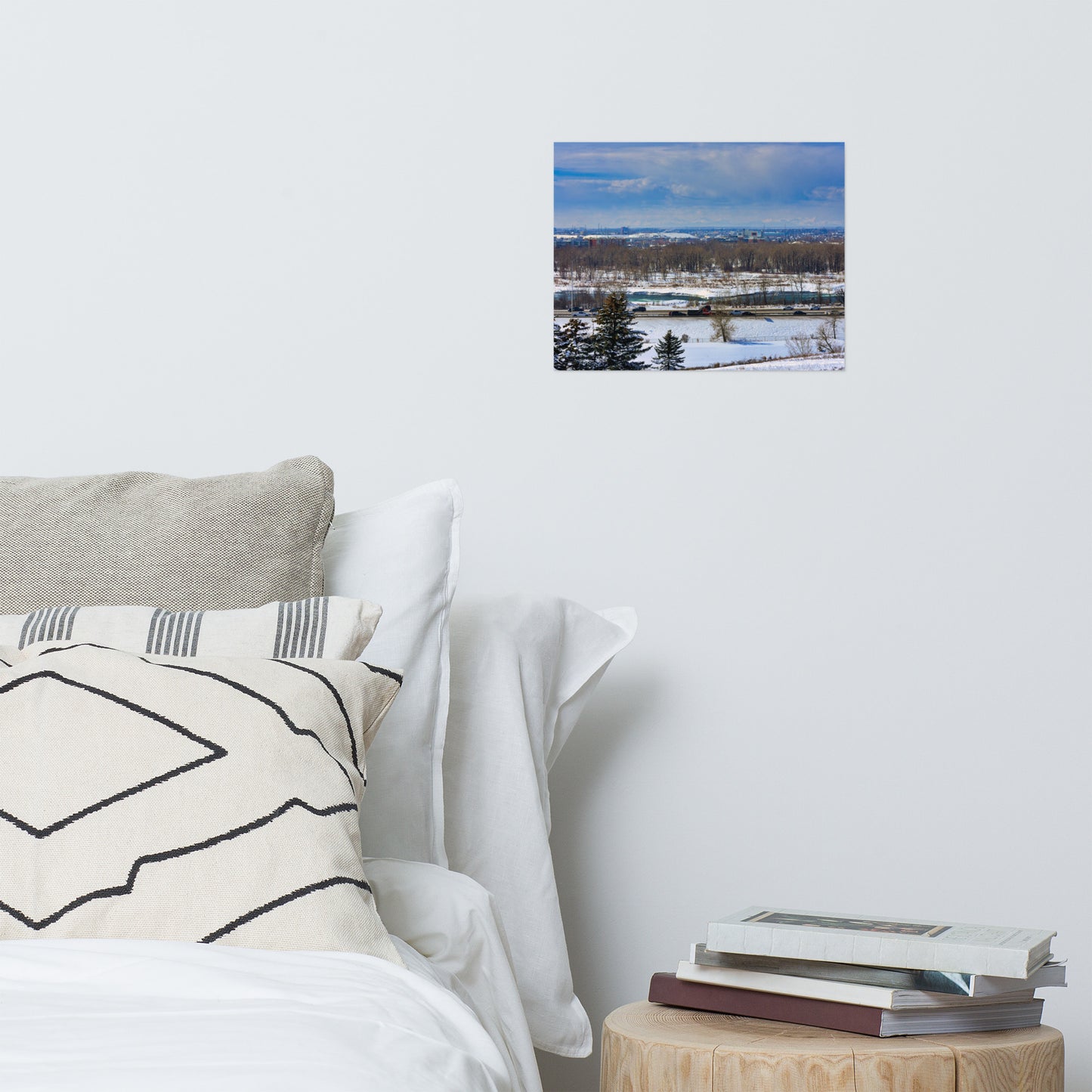 Lustre Poster Print - Max Bell Centre South Winter