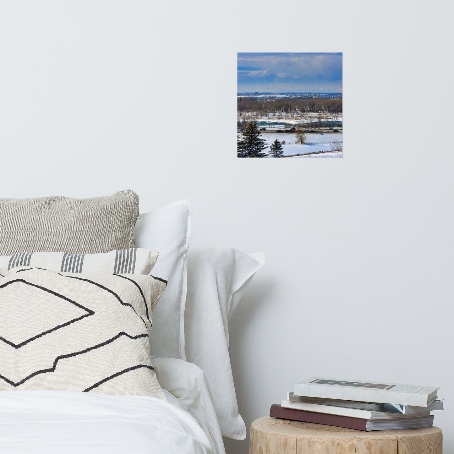 Lustre Poster Print - Max Bell Centre South Winter