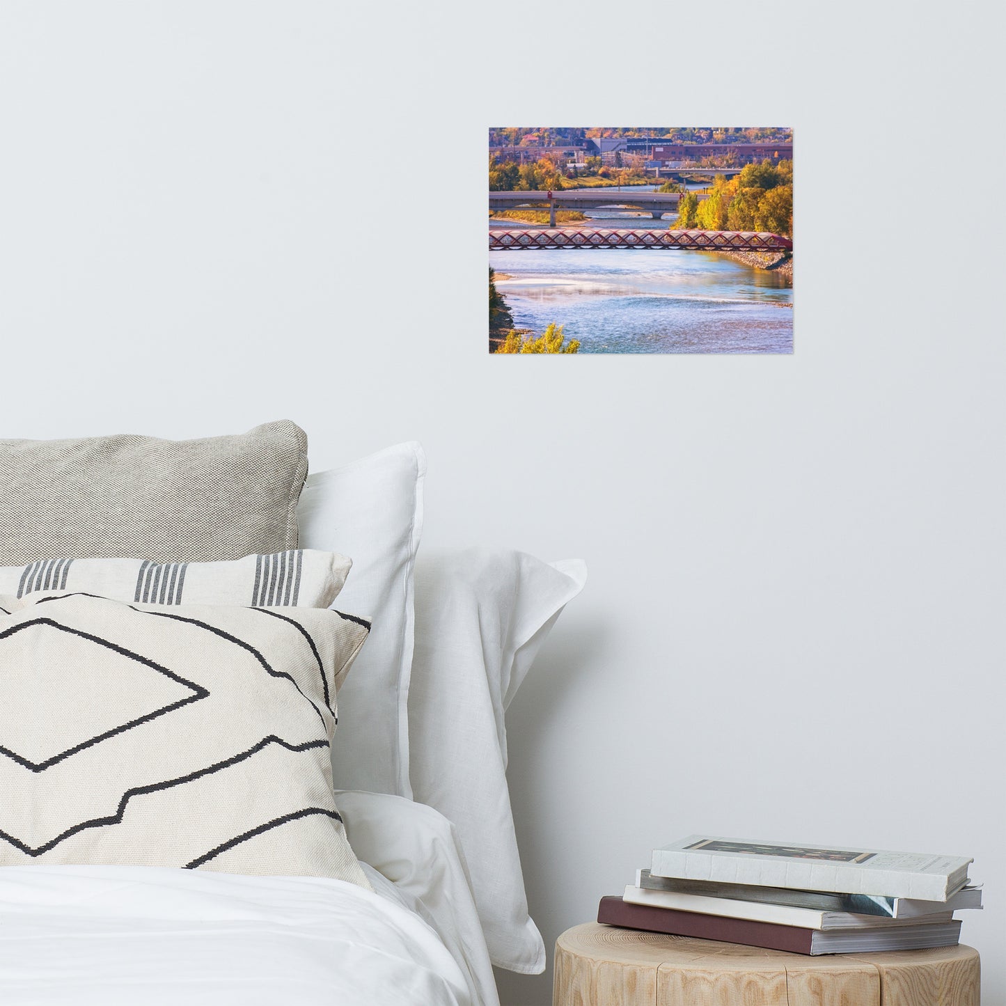 Lustre Poster Print - Peace Bridge McHugh Bluff Fall