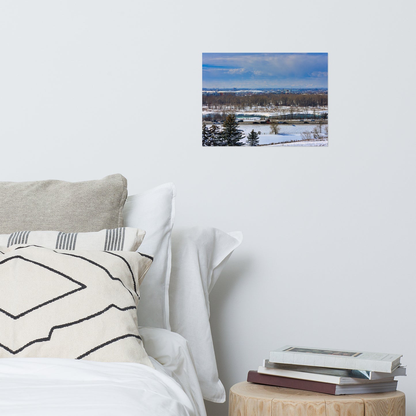 Lustre Poster Print - Max Bell Centre South Winter