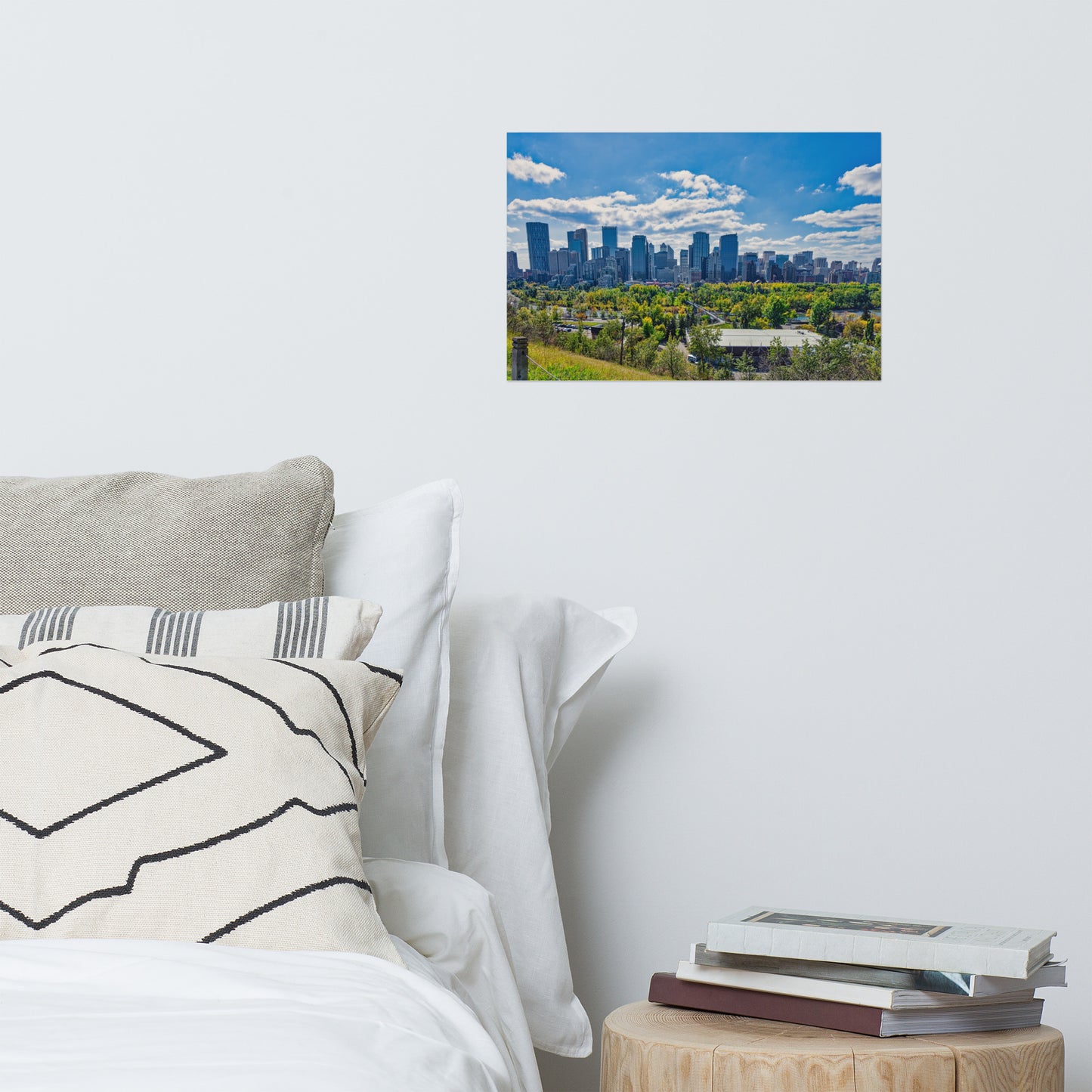Lustre Poster Print - Downtown Calgary McHugh Bluff Fall