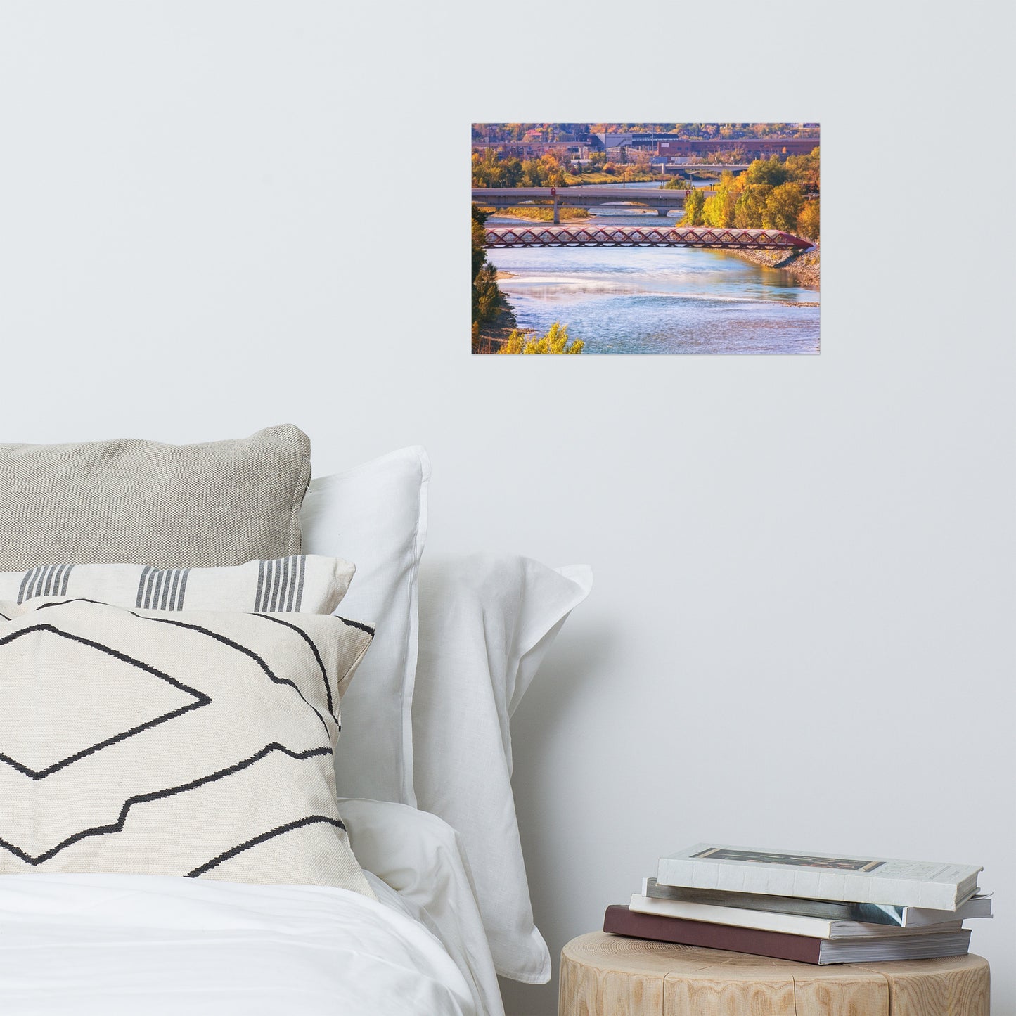 Lustre Poster Print - Peace Bridge McHugh Bluff Fall