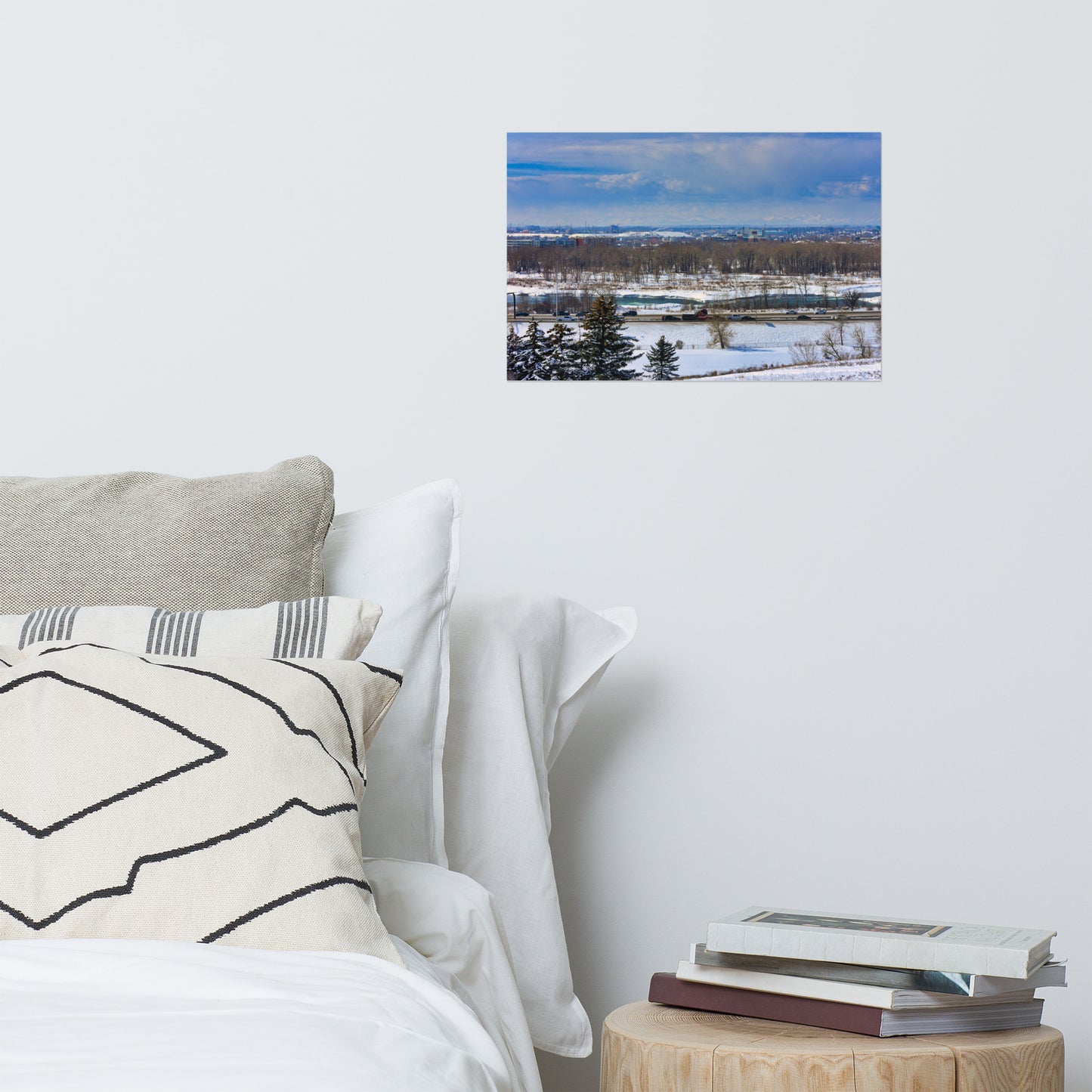 Lustre Poster Print - Max Bell Centre South Winter