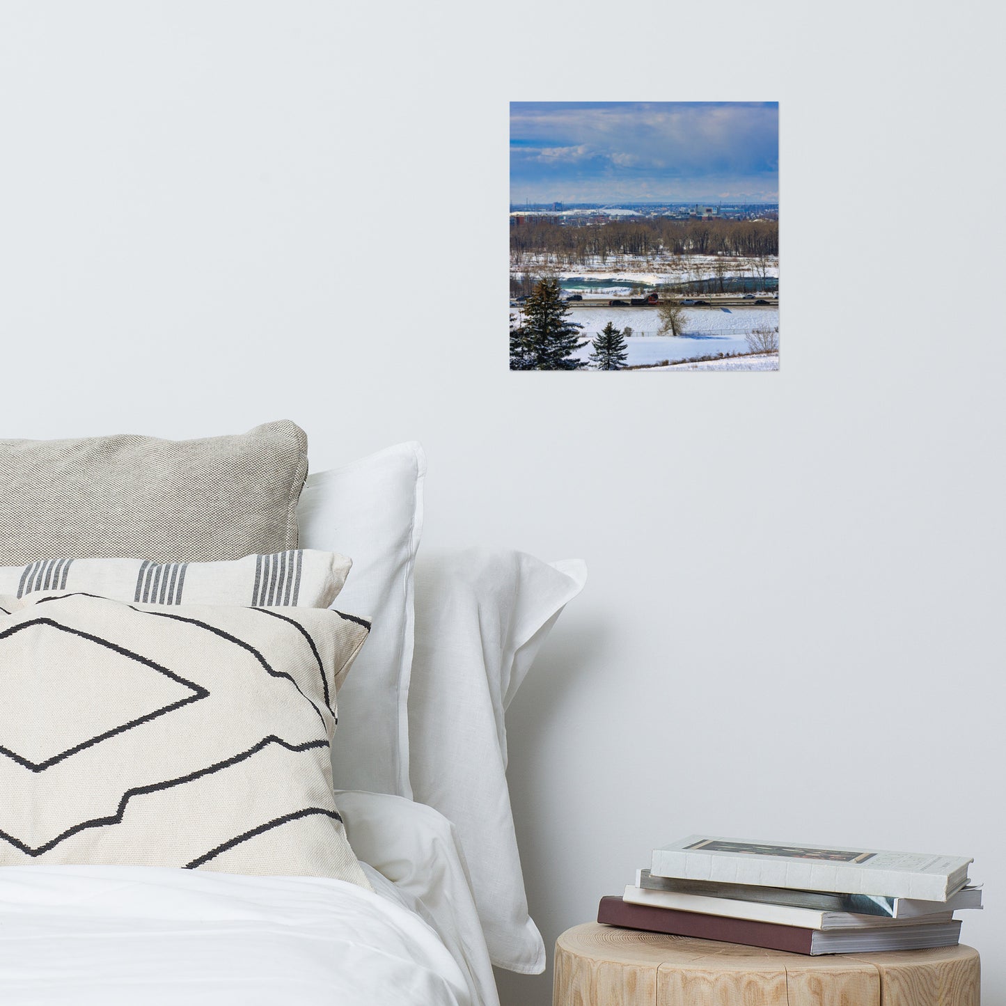 Lustre Poster Print - Max Bell Centre South Winter