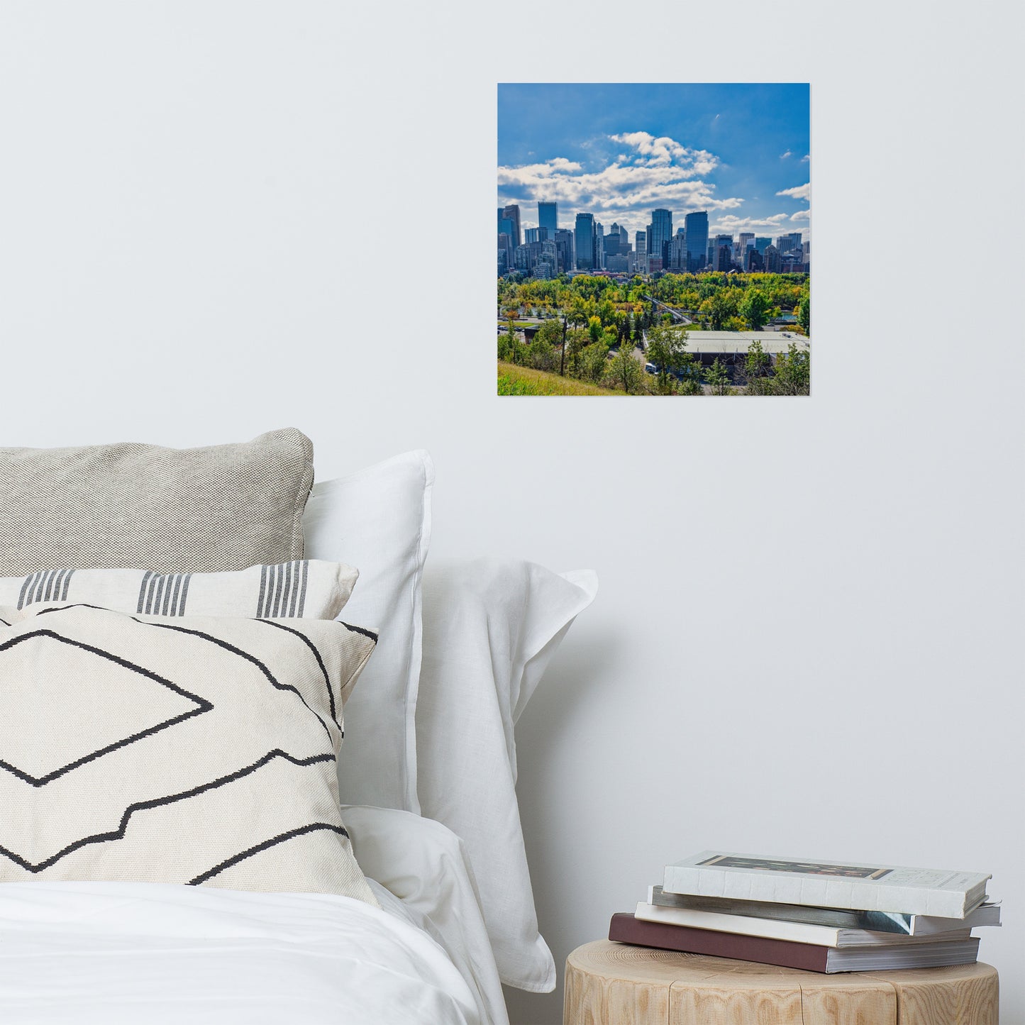 Lustre Poster Print - Downtown Calgary McHugh Bluff Fall