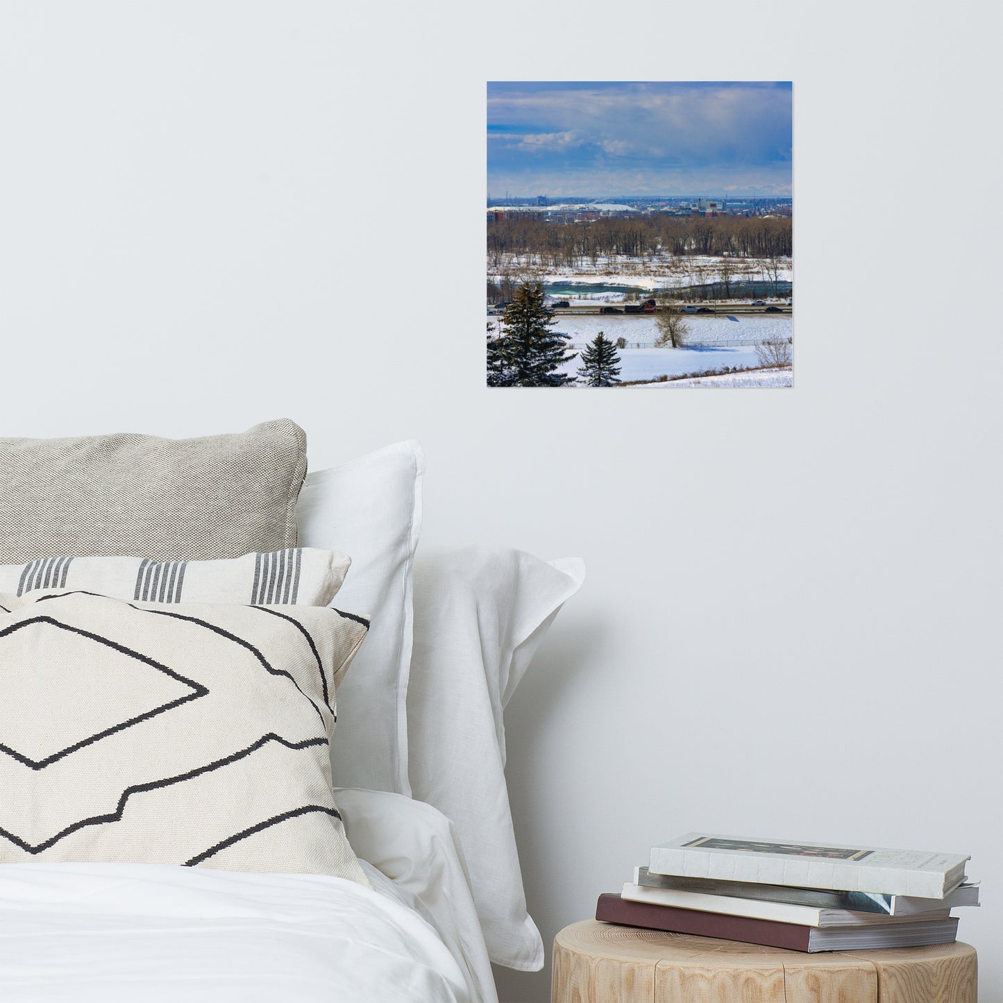 Lustre Poster Print - Max Bell Centre South Winter