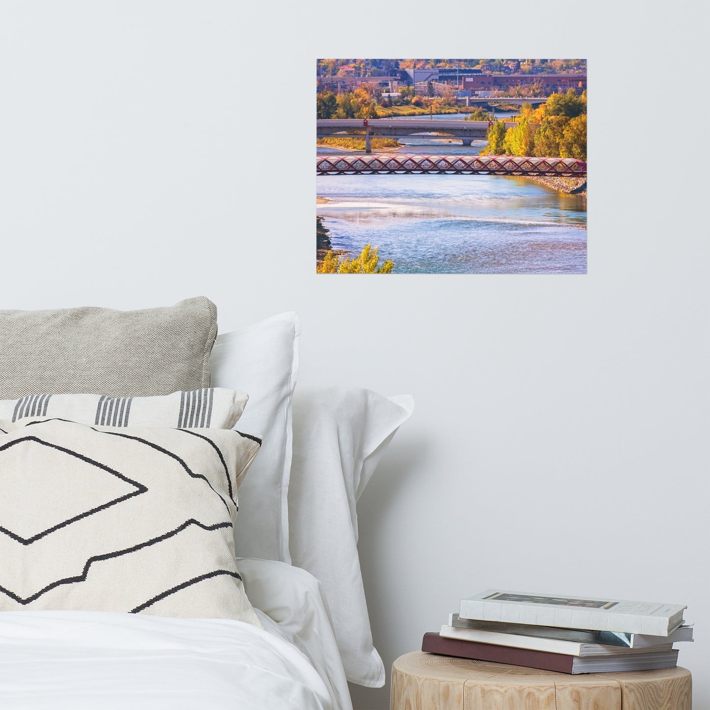 Lustre Poster Print - Peace Bridge McHugh Bluff Fall