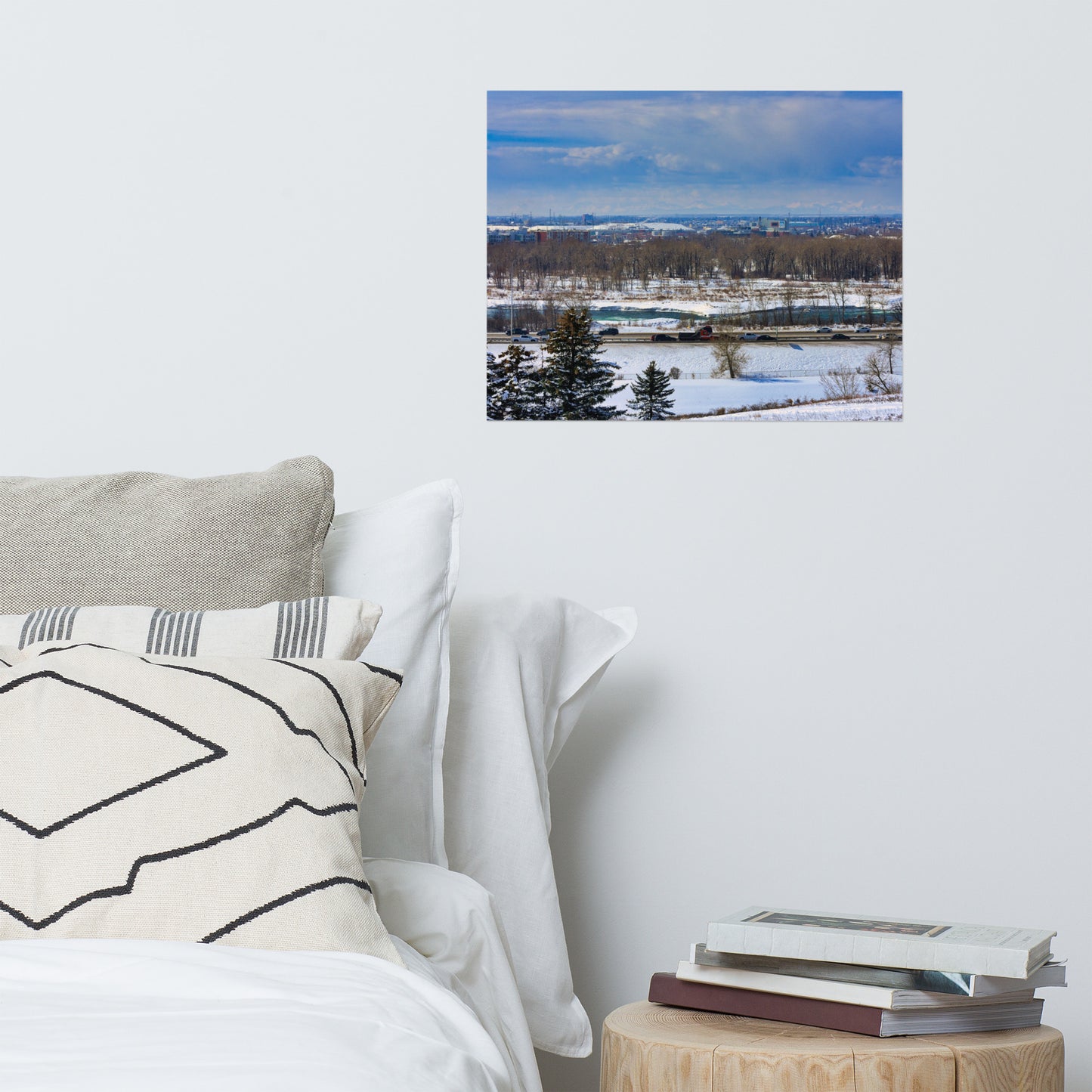 Lustre Poster Print - Max Bell Centre South Winter