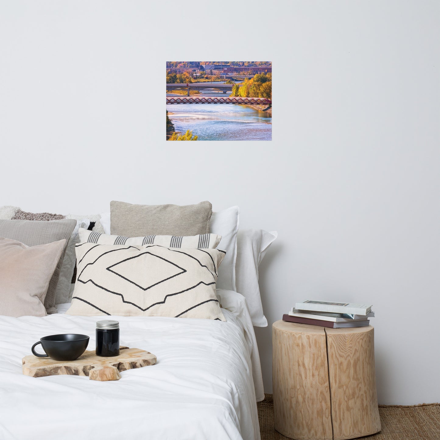 Lustre Poster Print - Peace Bridge McHugh Bluff Fall