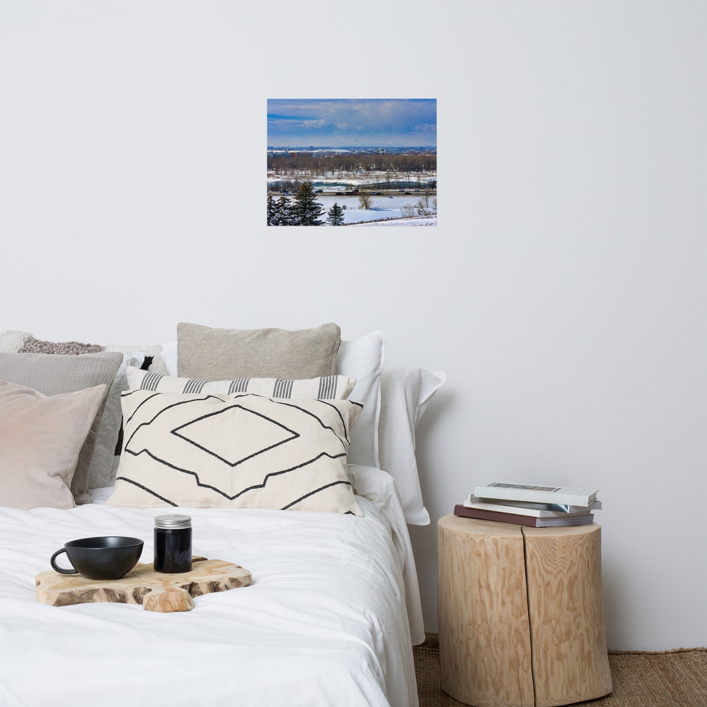 Lustre Poster Print - Max Bell Centre South Winter