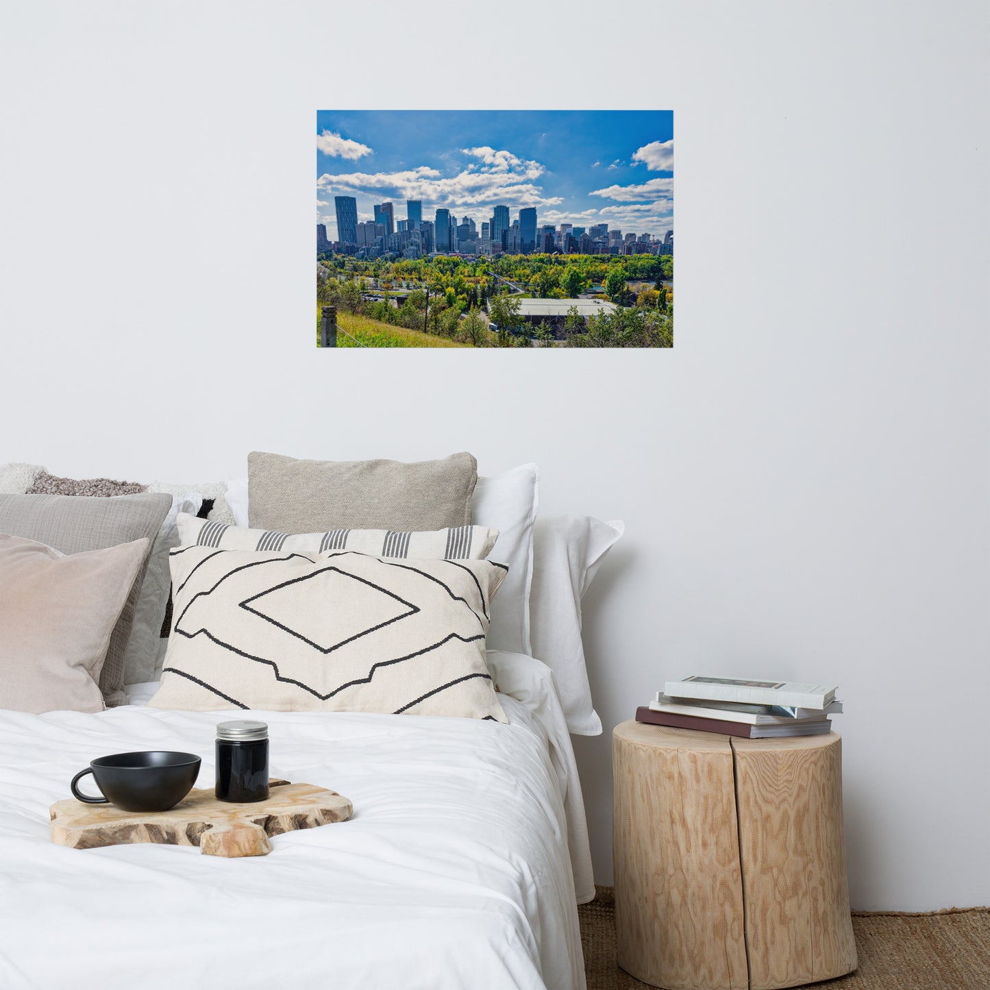 Lustre Poster Print - Downtown Calgary McHugh Bluff Fall