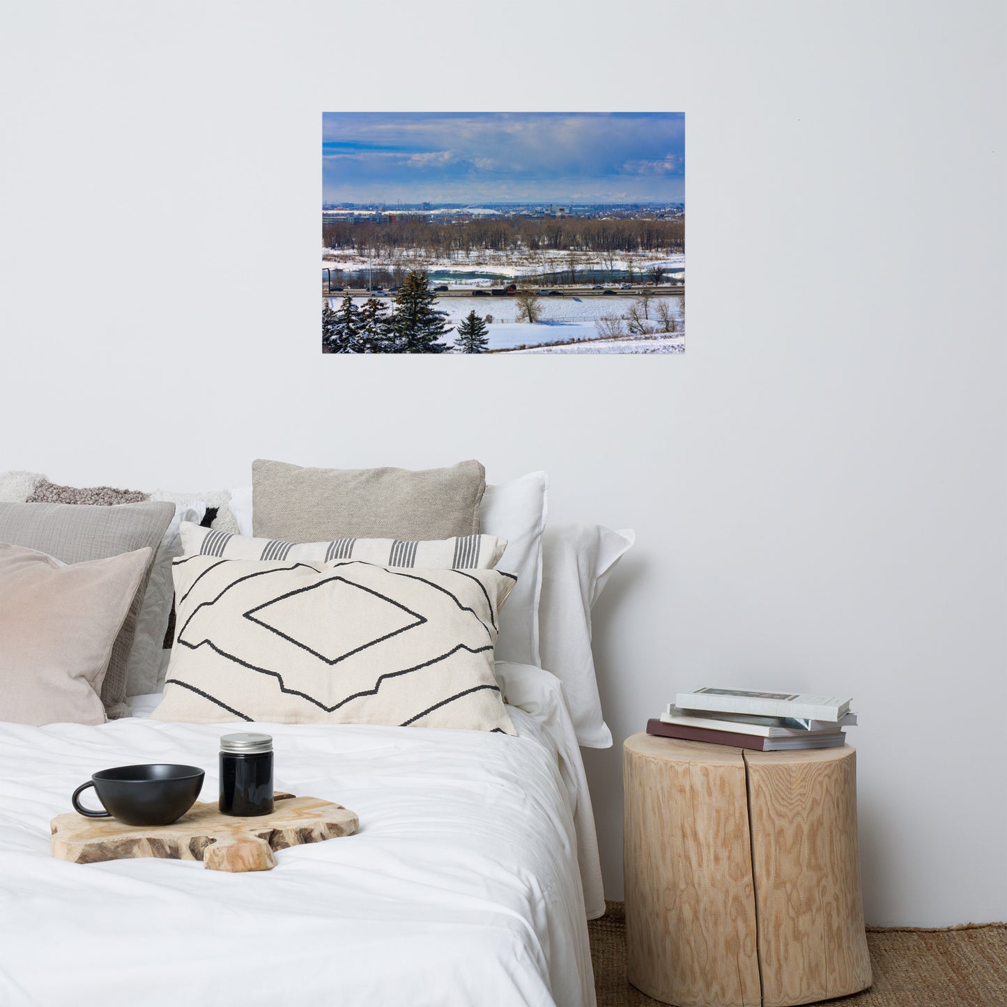Lustre Poster Print - Max Bell Centre South Winter