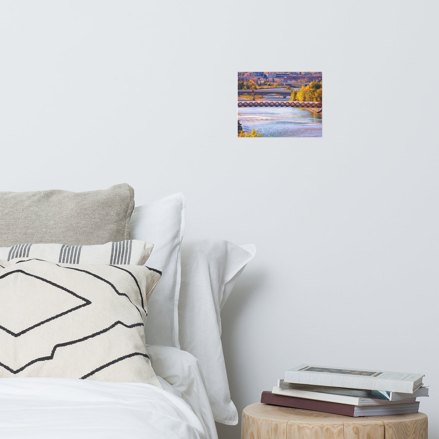 Lustre Poster Print - Peace Bridge McHugh Bluff Fall