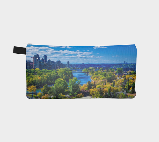 Pencil Case - Bow River Peace Bridge McHugh Bluff Fall HDR