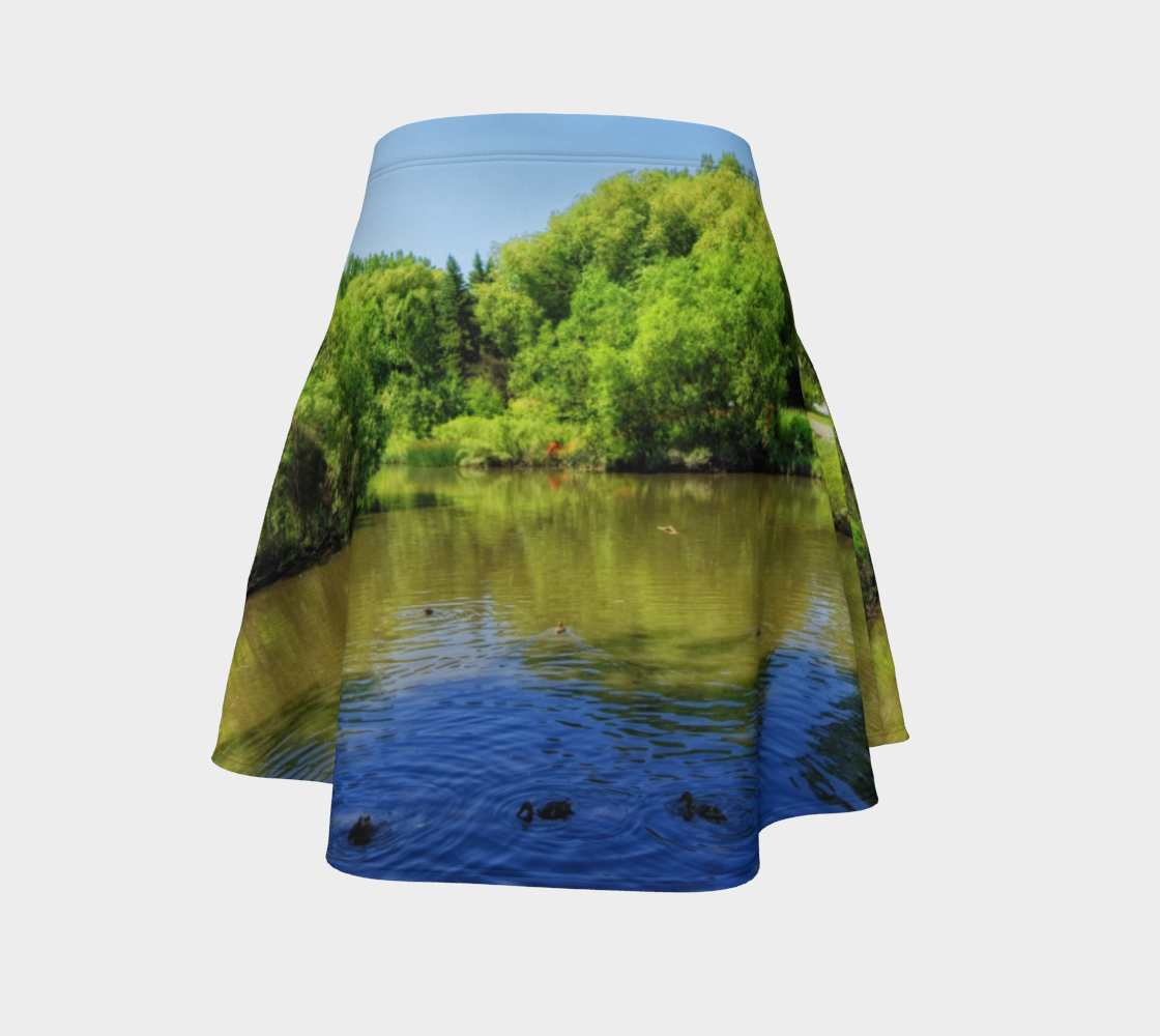 Women's Flare Skirt - Confederation Park Pond