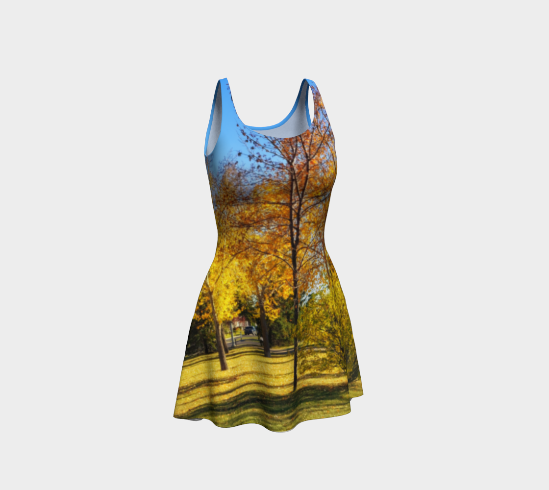 Flare Dress - Calgary in the Fall