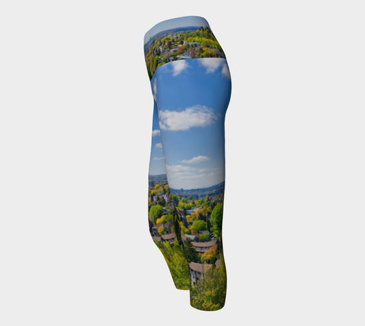 Women's Yoga Capris - McHugh Bluff Fall