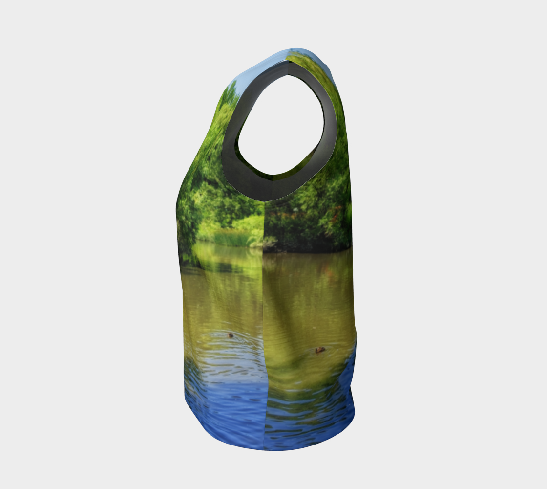 Women's All-Over Loose Regular Tank Top - Confederation Park Pond