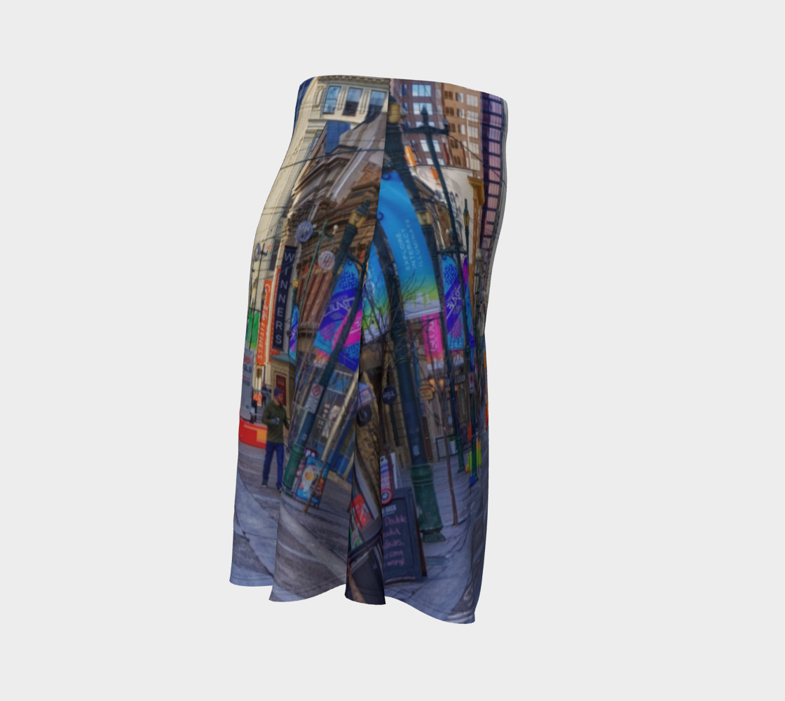 Women's Flare Skirt - Downtown Calgary Stephen Avenue