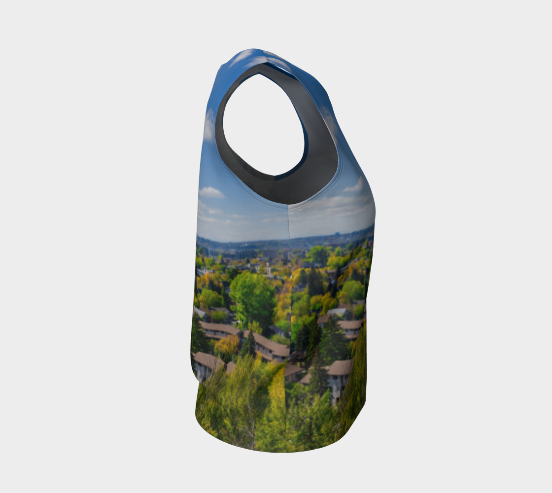Women's All-Over Loose Regular Tank Top - McHugh Bluff Fall