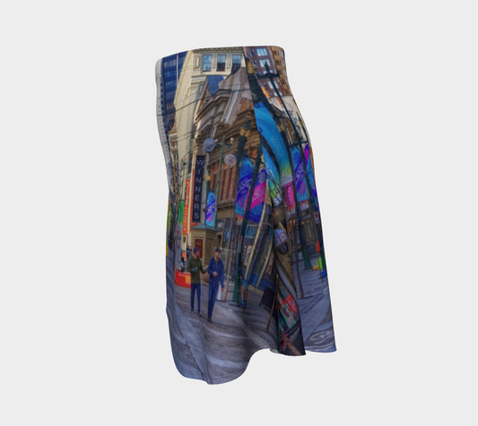 Women's Flare Skirt - Downtown Calgary Stephen Avenue