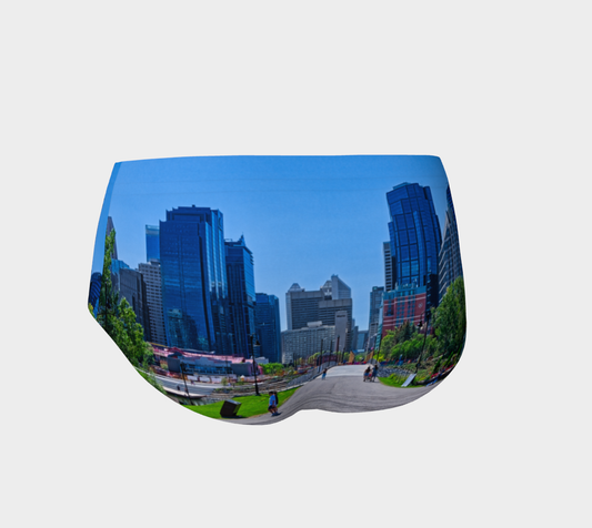 Women's Mini Shorts - Downtown Calgary Prince's Island Park HDR