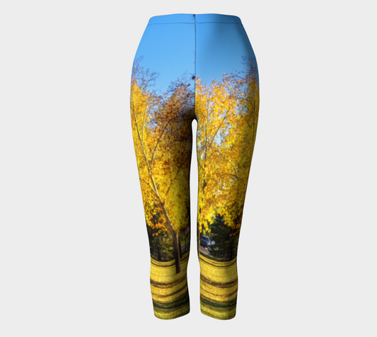 Women's Capris - Calgary in the Fall