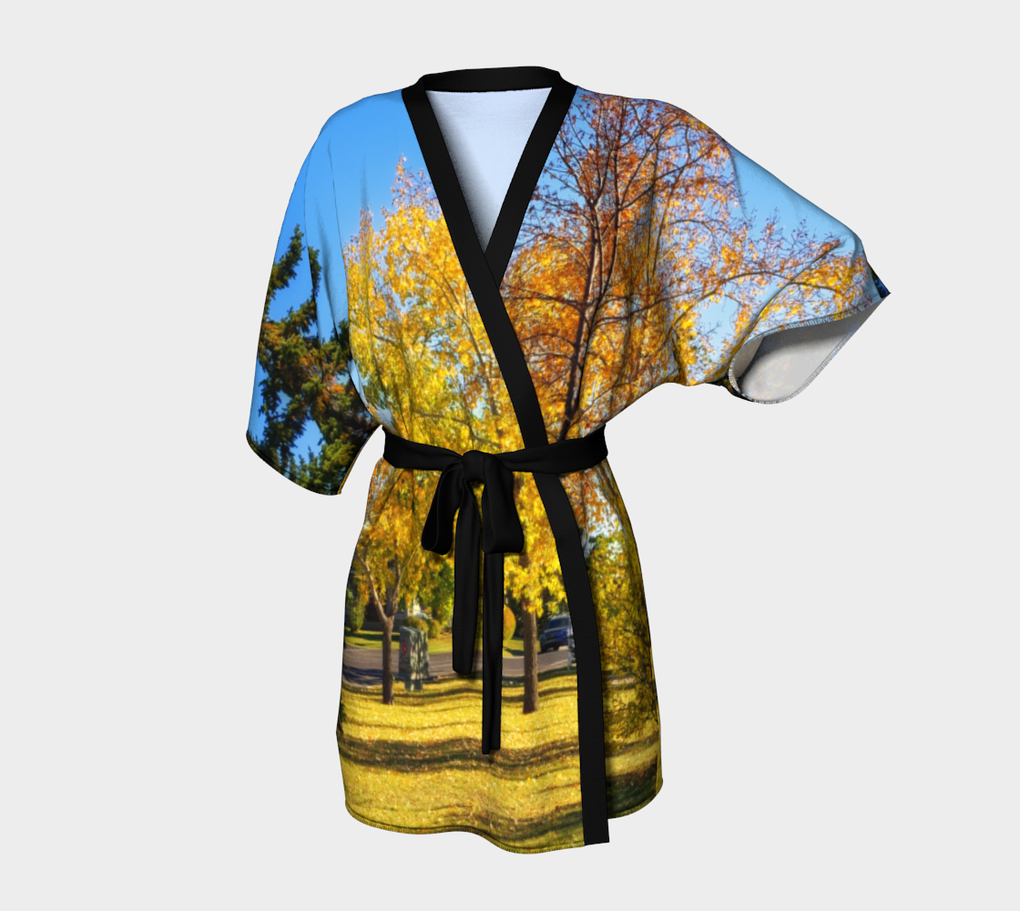 Kimono Robe - Calgary in the Fall