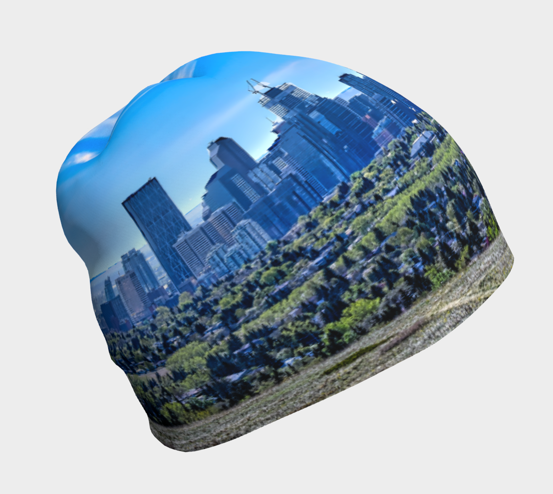 Beanie/Toque - Downtown Calgary HDR Nose Hill Park Featured Photo