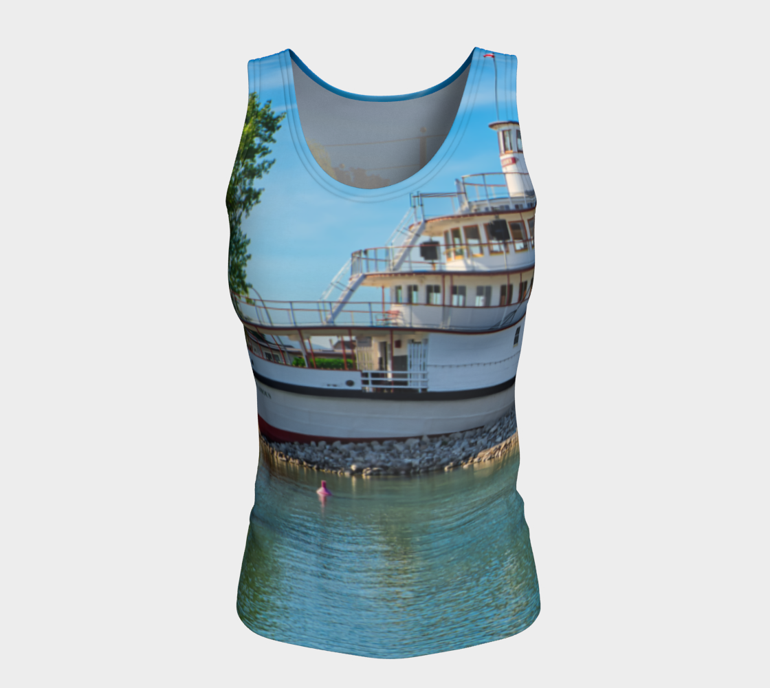 Women's All-Over Fitted Regular Tank Top - SS Sicamous