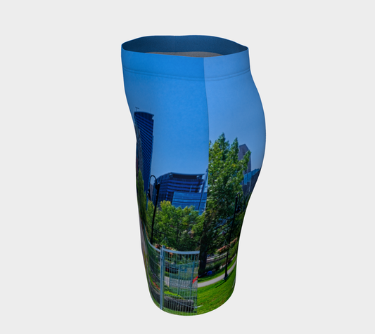 Fitted Skirt - Downtown Calgary Prince's Island Park HDR