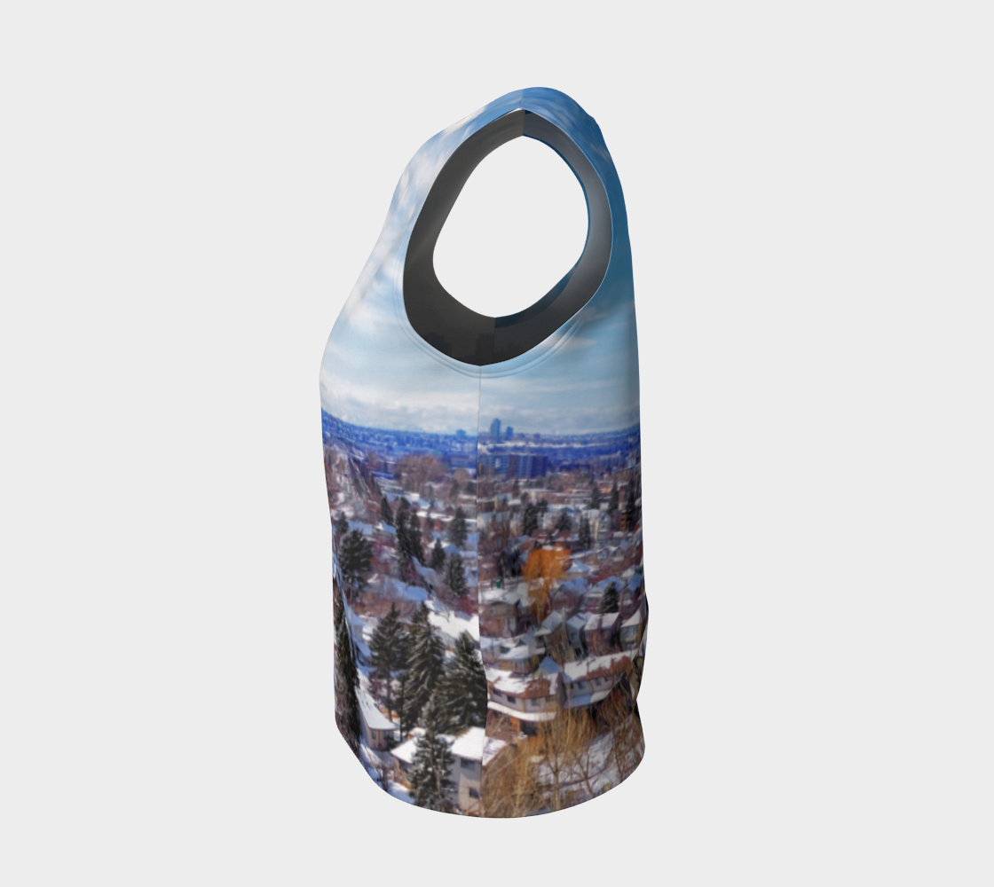 Women's All-Over Loose Regular Tank Top - McHugh Bluff Winter
