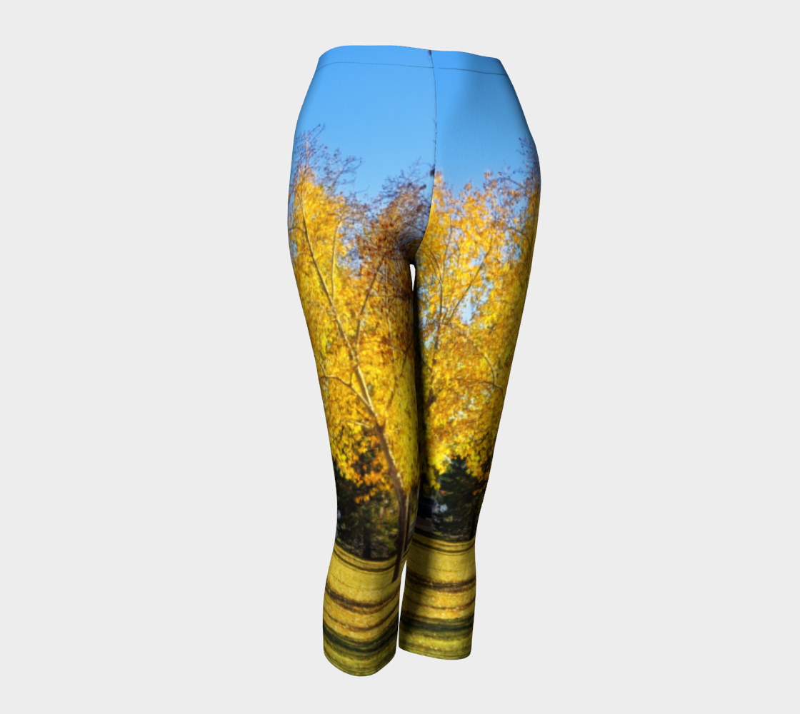 Women's Capris - Calgary in the Fall