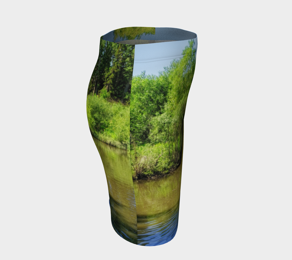 Women's Fitted Skirt - Confederation Park Pond