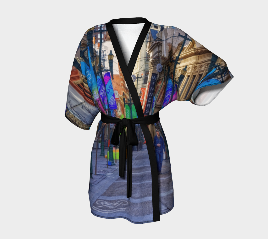 Kimono Robe - Downtown Calgary Stephen Avenue