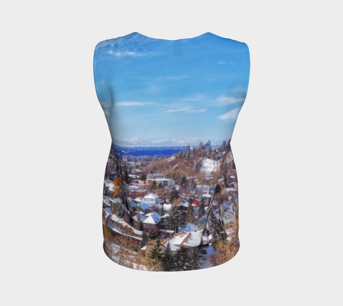 Women's All-Over Loose Long Tank Top - McHugh Bluff Winter